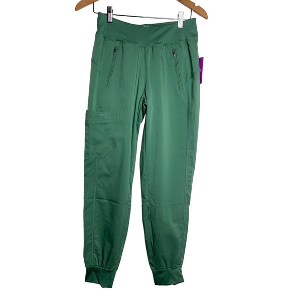 Healing Hands Purple Label Women's Tara Jogger Yoga Scrub Pant Desert Cactus XS - Picture 1 of 11